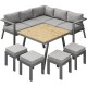 Zumm Garden Furniture® Sestava zahradního nábytku grado ii antracit - thumb (1)