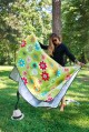 Sportago Flowers pikniková deka 180x180 cm - thumb (6)