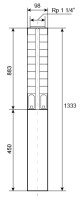 Ponorné čerpadlo EVAK V4S-3M33, 400V, 2,2kW, 2m kabelu - thumb (2)