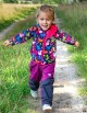 kalhoty sportovní outdoorové, podšité bavlněnou podšívkou, Pidilidi, PD1107-06, fialová - 98 | 3roky - thumb (2)