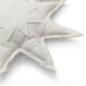 Hvězda na vánoční stromek VELA 22 x 38 cm, bílá, bavlna, ferm LIVING - thumb (6)