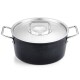 Vysoký kastrol ADAMANT 24 cm, černá, hliník, Fissler - thumb (0)