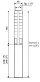 Ponorné čerpadlo EVAK V4S-2M28, 400V, 1,5kW, 2m kabelu - thumb (2)