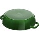 Kastrol CHISTERA 24 cm, na soté, s litinovou samopodlévací poklicí, bazalková, Staub - thumb (7)