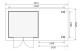 Dřevěný domek KARIBU ASKOLA 3,5 + přístavek 240 cm (9144) šedý LG3187 - thumb (3)