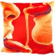 Dekorační polštář TOILETPAPER HONEY 50 x 50 cm, červená, Seletti - thumb (0)