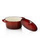KELA Pekáč litinový s poklicí CALIDO 24 cm červená KL-11941 - thumb (3)