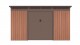 G21 Zahradní domek G21 GRAH 1132 - 340 x 333 cm, hnědý G21-6390098 - thumb (1)