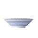 Ramen mísa RADIATING LINES BLUE & WHITE 25 cm, 900 ml, MIJ - thumb (0)