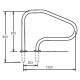 VágnerPool žebříkové madlo 1220mm s pouzdrem a rozetou AISI 316 - thumb (1)