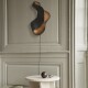 Nástěnná lampa OYSTER 60 cm, černá, hliník, ferm LIVING - thumb (2)