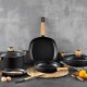 BERGNER Sada nádobí s nepřilnavým povrchem 7 ks Earth Black BG-34630-BK - thumb (4)
