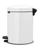 Pedálový odpadkový koš NEWICON 5 l, bílá, Brabantia - thumb (1)