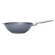 Wok DIAMOND LITE PRO 32 cm, s nerezovou rukojetí, titan, WOLL - thumb (1)