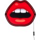 Nástěnné dekorační světlo JOB-BLOW MOUTH 47 cm, LED, Seletti - thumb (0)