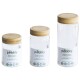 Dóza na potraviny PKV-028 850 ml, sklo / bambus, Pebbly - thumb (4)