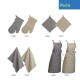 KELA Podložka pod hrnec Puro 55% bavlna/45% len šedý 20,0x20,0cm KL-12804 - thumb (3)