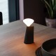 Přenosná stolní lampa MANTLE 19 cm, černá, nerezová ocel, Tala - thumb (2)
