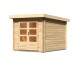 Dřevěný domek KARIBU BASTRUP 4 (73286) natur LG2836 - thumb (0)