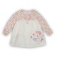 Kojenecký set, šaty a legíny, Minoti, MOUSE 10, růžová - 86/92 | 18-24m - thumb (2)