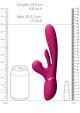 Vive Kura Thrusting G Spot with Flapping Tongue and Pulse Wave Stimulator Pink - thumb (4)