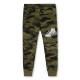 Chlapecké tepláky - KUGO MT0505, khaki/ oranžový bagr Barva: Khaki, Velikost: 98 - thumb (1)