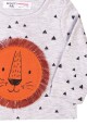 Tričko kojenecké BIO bavlna, Minoti, Simba 1, šedá - 56/62 | 0-3m - thumb (2)