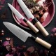 Japonský nůž DEBA 18,5 cm, hnědá, Lion Sabatier - thumb (1)