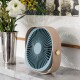 Stolní ventilátor FANTASTIC 20 cm, modrá, dřevo, Printworks - thumb (1)