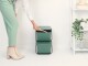 Odpadkový koš SORT & GO 20 l, stohovatelný, jedlově zelená, Brabantia - thumb (2)