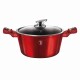 BERLINGERHAUS Kastrol s mramorovým povrchem a poklicí 30 cm Burgundy Metallic Line BH-6192 - thumb (0)