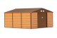 G21 Zahradní domek G21 GAH 1300 - 340 x 382 cm, hnědý G21-63900584 - thumb (0)
