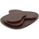 Krájecí a servírovací prkénko CAIRN, sada 3 ks, hnědá, dřevo, ferm LIVING - thumb (2)
