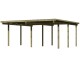 Dvojitý carport KARIBU ECO 1A 62035 LG1879 - thumb (1)