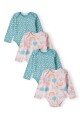 Body kojenecké 4pack, Minoti, 16mbaby 8, holka - 68/74 | 6-9m - thumb (0)