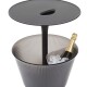 Odkládací stolek PICK UP 49 cm, s úložným prostorem, černá, Alessi - thumb (3)