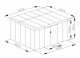 G21 Zahradní domek G21 GRAH 1132 - 340 x 333 cm, hnědý G21-6390098 - thumb (4)