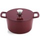 Zapékací mísa MOMENTS 24 cm, vínově červená, litina, Fissler - thumb (3)