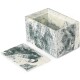 Úložný box MIST 15 x 10 cm, bílá / zelená, pryskyřice, ferm LIVING - thumb (4)