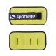 Sportago neoprénová zátěž na zápěstí/kotník 2 x 1 kg - zelená - thumb (3)