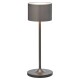 Přenosná stolní lampa FAROL MINI 19,5 cm, LED, spálený kov, hliník, Blomus - thumb (7)