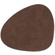 Prostírání CURVE NUPO 37 x 44 cm, tmavě hnědá, kůže, LIND DNA - thumb (0)