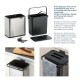 KELA Odpadkový koš na bio odpad Plata nerez matná stříbrná 20,5x13,0x21,0cm 2,1l KL-12129 - thumb (3)