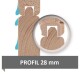 Dřevěný domek KARIBU BASTRUP 5 + přístavek 200 cm včetně zadní stěny (9309) natur LG3017 - thumb (7)
