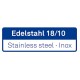 KELA Držák fénu LUCIDO ušlechtilá ocel O9cm x 14cm, úchyt 6cmx11cm KL-22678 - thumb (2)