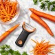 Škrabka na zeleninu JULIENNE GOOD GRIPS 11 cm, oranžová, plast, OXO - thumb (1)