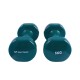 Vinylové činky Sportago Kirby 2x5kg, zelená - thumb (3)