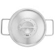 Vysoký kastrol PURE 20 cm, stříbrná, nerezová ocel, Fissler - thumb (5)
