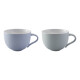 Hrnek na kávu EMMA 300 ml, sada 2 ks, modrá, kamenina, Stelton - thumb (0)
