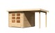 Dřevěný domek KARIBU BASTRUP 4 + přístavek 200 cm (78672) natur LG2856 - thumb (0)